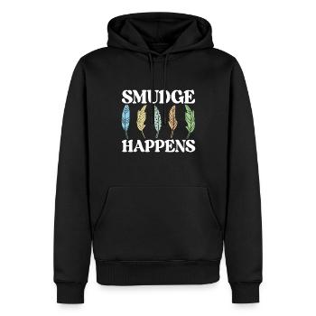 Herbs Incense Smudging Spiritual - Men’s Premium Organic Hoodie - black - Front - Nico (187cm)