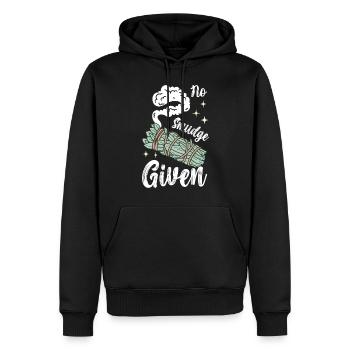 Herbes Encens Purification Spirituelle - Sweat à capuche Premium bio Homme - noir - Devant - Nico (187cm)