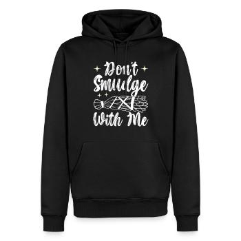 Herbes Encens Purification Spirituelle - Sweat à capuche Premium bio Homme - noir - Devant - Nico (187cm)