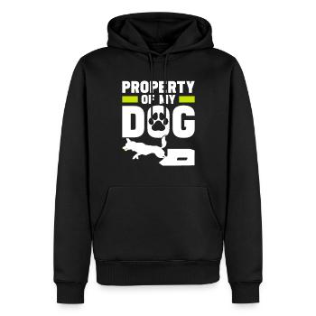 Flyball Sports canins - Sweat à capuche Premium bio Homme - noir - Devant - Nico (187cm)