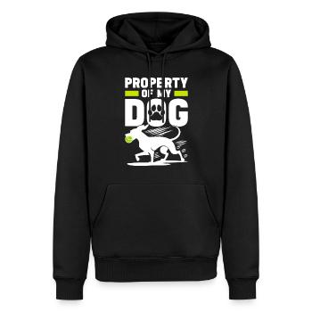 Flyball Sports canins - Sweat à capuche Premium bio Homme - noir - Devant - Nico (187cm)