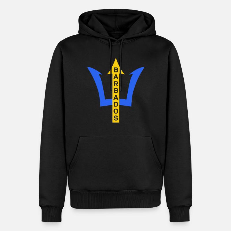 Barbade Caraïbes Bajan Holiday Gift - Sweat à capuche Premium bio Homme - noir