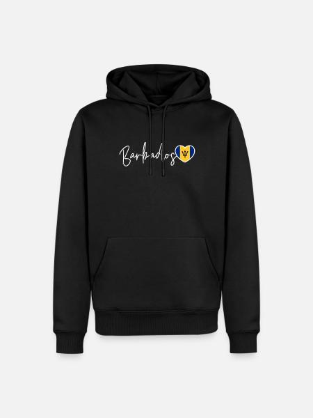 Barbados Karibik Bajan Urlaub Geschenk - Männer Premium Bio Hoodie - Schwarz