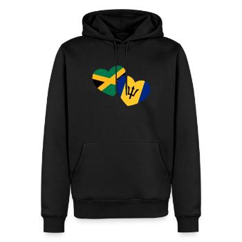 Barbados Karibik Bajan Urlaub Geschenk - Männer Premium Bio Hoodie - Schwarz - Vorne - Nico (187cm)