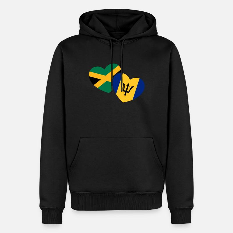 Barbade Caraïbes Bajan Holiday Gift - Sweat à capuche Premium bio Homme - noir