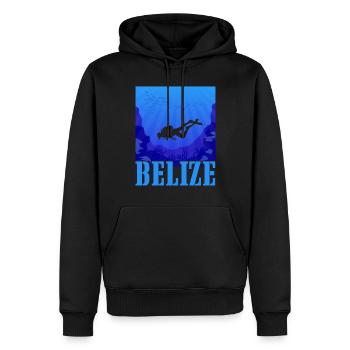 Belize Latino Belizer Belizerin Maya Geschenk - Männer Premium Bio Hoodie - Schwarz - Vorne - Nico (187cm)