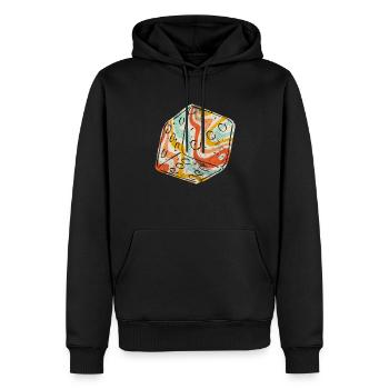 Brettspiel - Männer Premium Bio Hoodie - Schwarz - Vorne - Nico (187cm)
