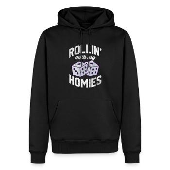 Board game - Men’s Premium Organic Hoodie - black - Front - Nico (187cm)