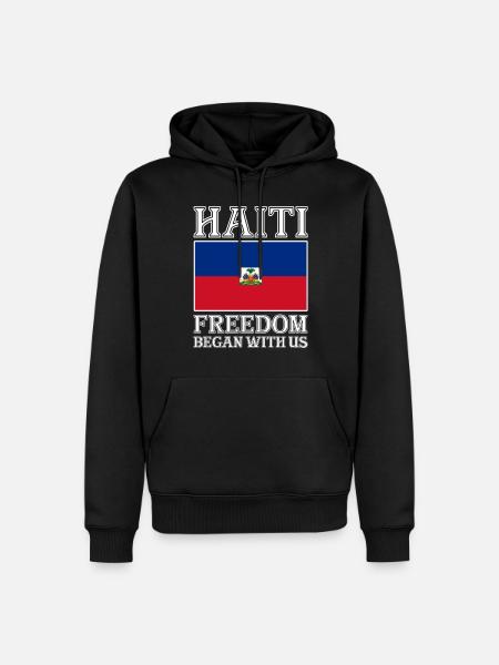 Haiti Haitian Caribbean Holidays - Men’s Premium Organic Hoodie - black