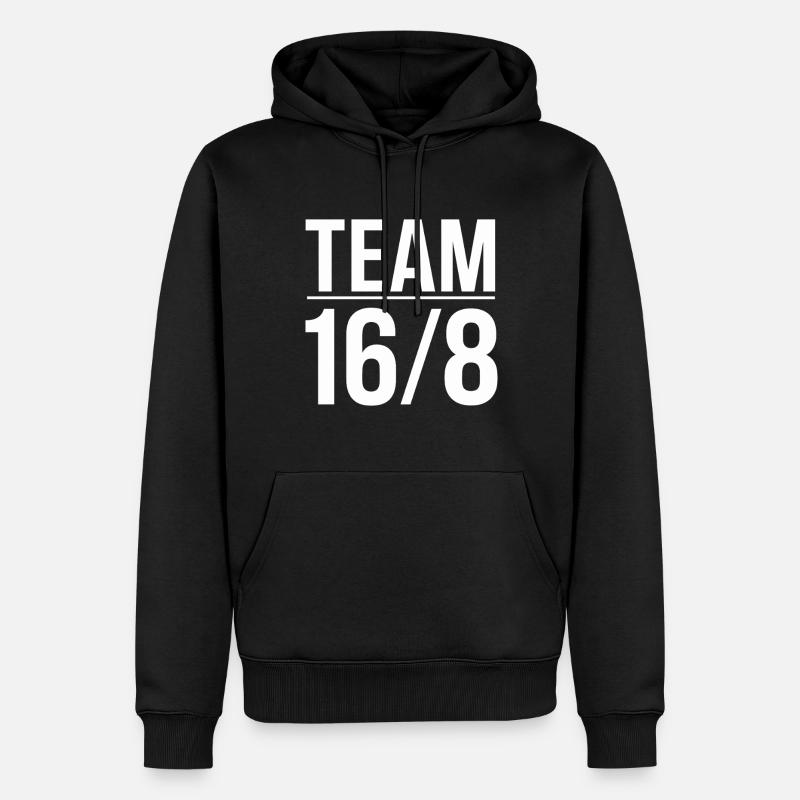 Intermittent fasting Intermittent fasting - Men’s Premium Organic Hoodie - black