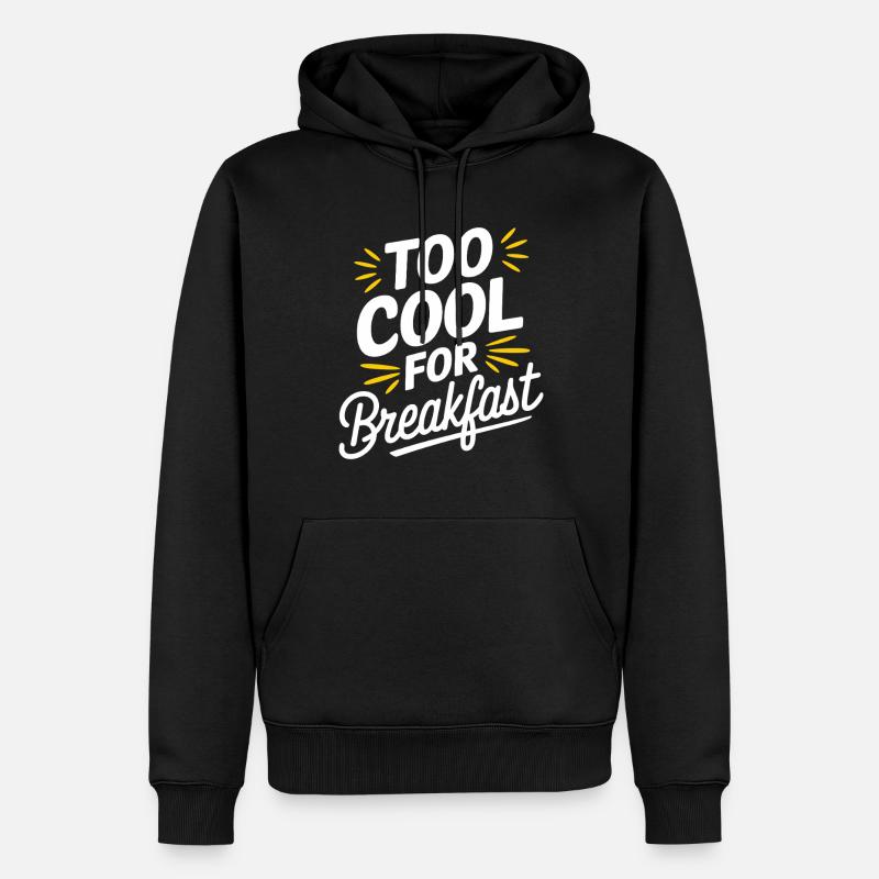 Intermittent fasting Intermittent fasting - Men’s Premium Organic Hoodie - black