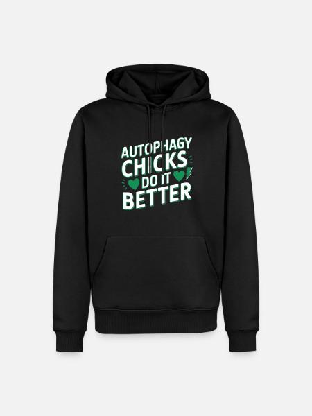 Intermittent fasting Intermittent fasting - Men’s Premium Organic Hoodie - black