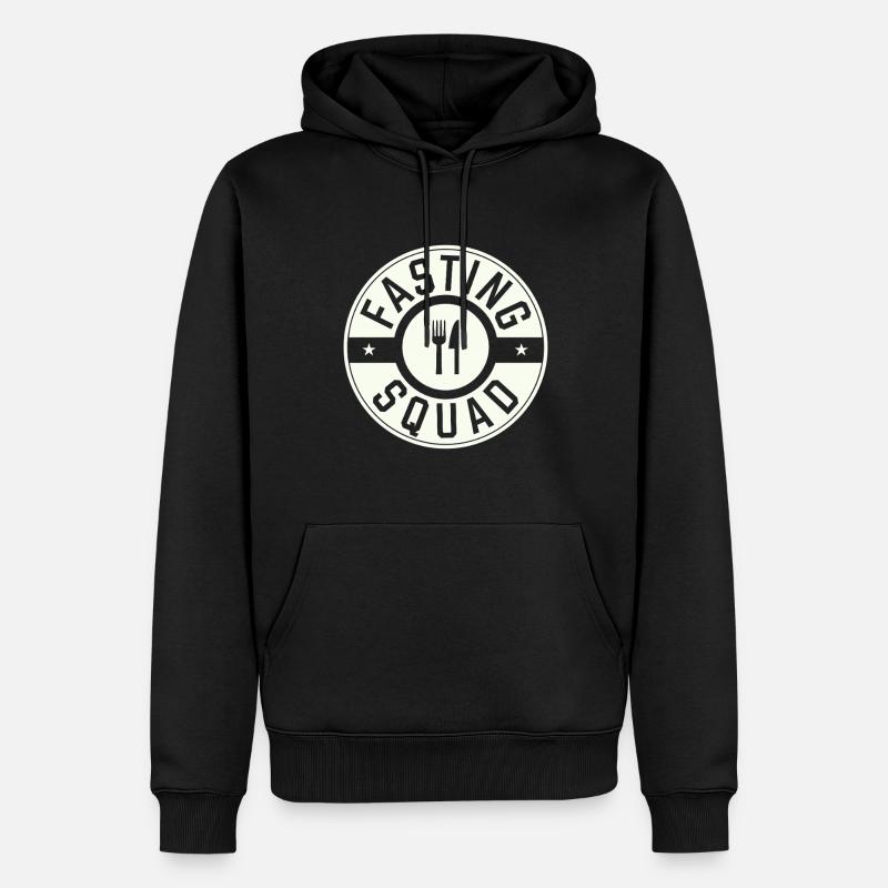 Intermittent fasting Intermittent fasting - Men’s Premium Organic Hoodie - black