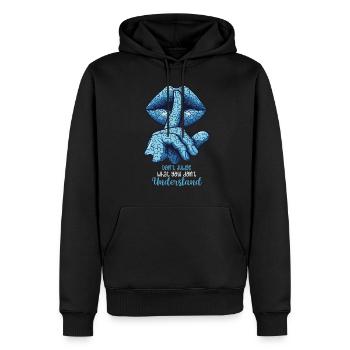 Autismus Awareness Day Autist Geschenk - Männer Premium Bio Hoodie - Schwarz - Vorne - Nico (187cm)