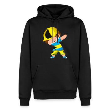 Bahamas Île des Caraïbes Cadeau d’été de l’Atlantique - Sweat à capuche Premium bio Homme - noir - Devant - Nico (187cm)