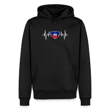 Haiti Haitianer Karibik Urlaub - Männer Premium Bio Hoodie - Schwarz - Vorne - Nico (187cm)
