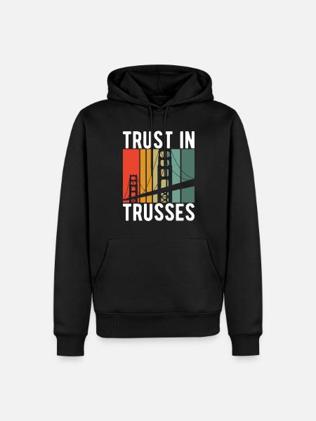 Bridge Engineer Bridge Construction - Men’s Premium Organic Hoodie - black