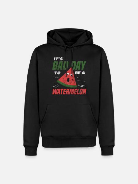 Watermelon - Men’s Premium Organic Hoodie - black