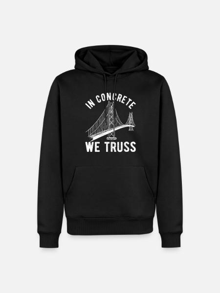 Bridge Engineer Bridge Construction - Men’s Premium Organic Hoodie - black