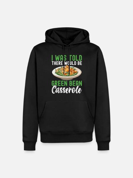 Green Bean Casserole - Men’s Premium Organic Hoodie - black