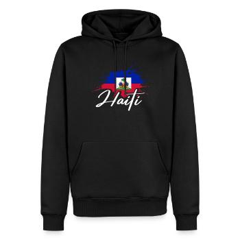 Haiti Haitianer Karibik Urlaub - Männer Premium Bio Hoodie - Schwarz - Vorne - Nico (187cm)