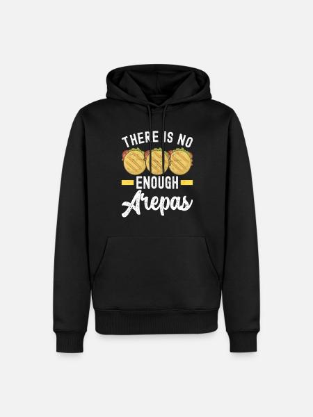 Arepas vénézuélienne - Sweat à capuche Premium bio Homme - noir