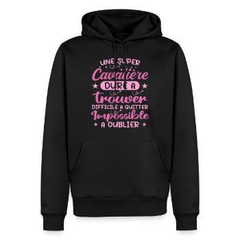 Ein Super Rider - Rider Geschenk - Männer Premium Bio Hoodie - Schwarz - Vorne - Nico (187cm)