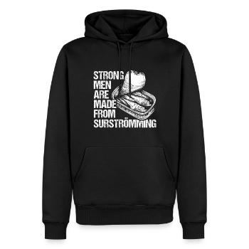 Schweden Schwedisch Surströmming Geschenk - Männer Premium Bio Hoodie - Schwarz - Vorne - Nico (187cm)