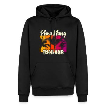 Phra Nang Thailand - Männer Premium Bio Hoodie - Schwarz - Vorne - Nico (187cm)