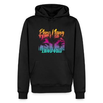 Phra Nang Thailand - Männer Premium Bio Hoodie - Schwarz - Vorne - Nico (187cm)