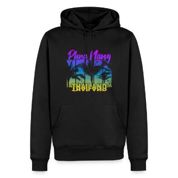 Phra Nang Thailand - Männer Premium Bio Hoodie - Schwarz - Vorne - Nico (187cm)