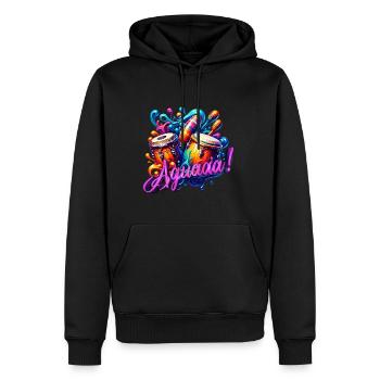 salsa claim aguaa - Männer Premium Bio Hoodie - Schwarz - Vorne - Nico (187cm)