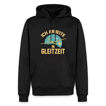 Segelflieger Fliegen Segelfliegen - Männer Premium Bio Hoodie - Schwarz - Vorne - Nico (187cm)