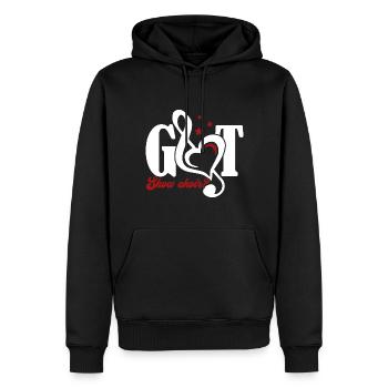 Show Choir Got Show Choir - Men’s Premium Organic Hoodie - black - Front - Nico (187cm)