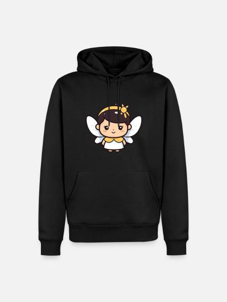 Fée Mignon Conte de fées - Sweat à capuche Premium bio Homme - noir