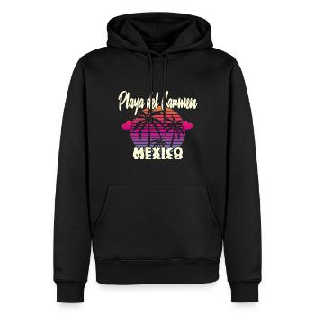 Playa Del Carmen Mexico - Männer Premium Bio Hoodie - Schwarz - Vorne - Nico (187cm)