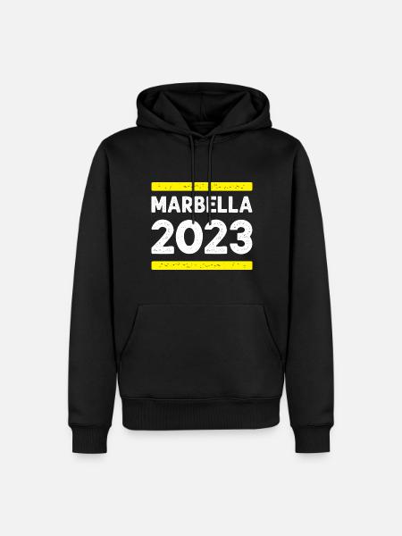Marbella 2023 - Men’s Premium Organic Hoodie - black