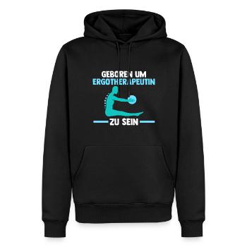 Ergotherapie Ergotherapeutin - Männer Premium Bio Hoodie - Schwarz - Vorne - Nico (187cm)