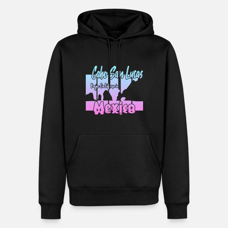 Cabo San Lucas Mexique - Sweat à capuche Premium bio Homme - noir