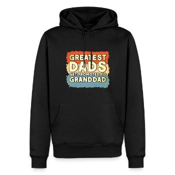 Papa Großvater Opa Geschenk - Männer Premium Bio Hoodie - Schwarz - Vorne - Nico (187cm)