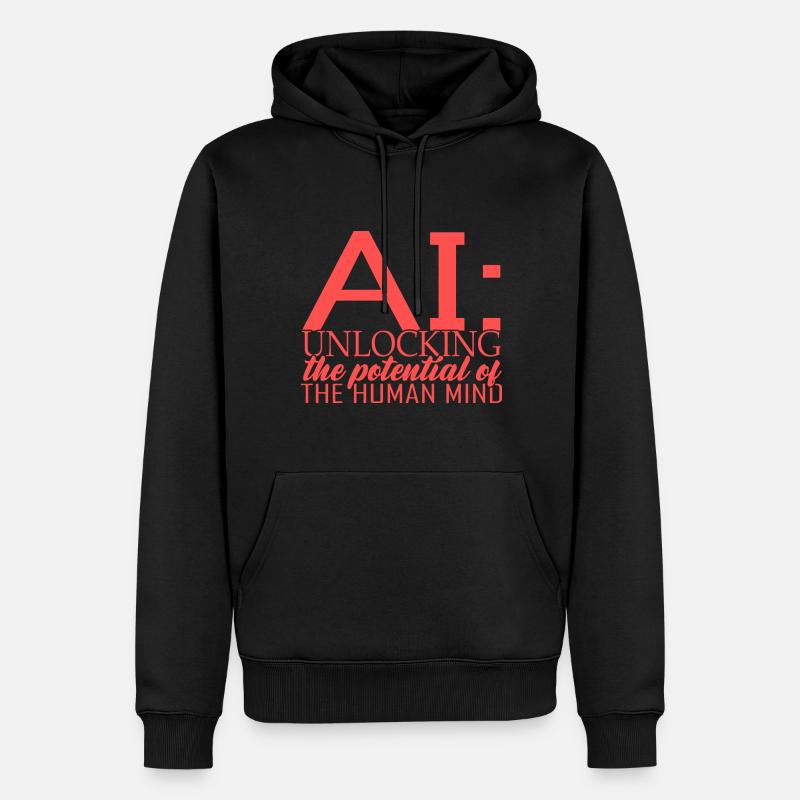Intelligence artificielle Deep Learning - Sweat à capuche Premium bio Homme - noir