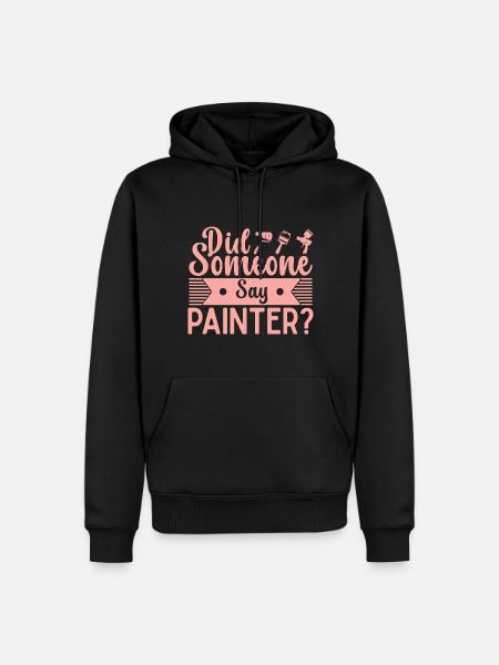 House Painter Dad Unique Gifts - Men’s Premium Organic Hoodie - black