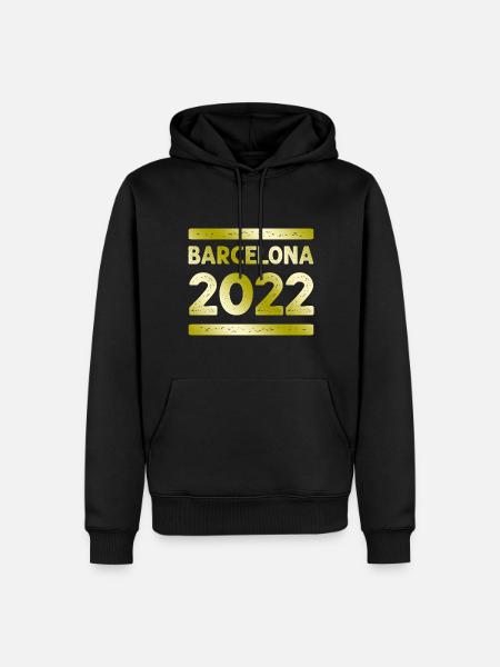 Barcelona Party Crew - Men’s Premium Organic Hoodie - black
