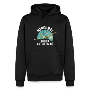 Segelflieger Fliegen Segelfliegen - Männer Premium Bio Hoodie - Schwarz - Vorne - Nico (187cm)