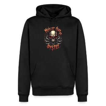 Moister Than An Oyster Damen Erwachsene Vulgär Rau - Männer Premium Bio Hoodie - Schwarz - Vorne - Nico (187cm)