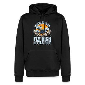 Drone Enthusiast Drone Prayer Fly High Aviation - Männer Premium Bio Hoodie - Schwarz - Vorne - Nico (187cm)