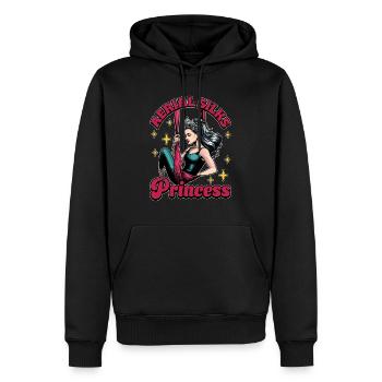 Acro Danse Tissus Aériens Princesse Danse Acrobatique - Sweat à capuche Premium bio Homme - noir - Devant - Nico (187cm)