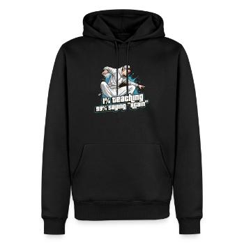 Dance Teacher 1% Teaching 99% Dance Instructor - Men’s Premium Organic Hoodie - black - Front - Nico (187cm)