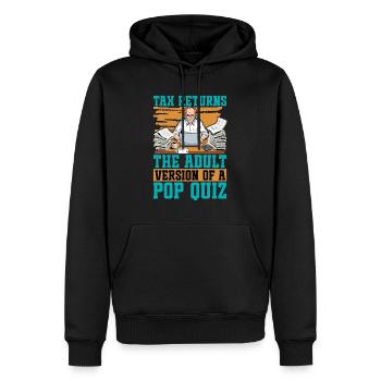 Accounting Tax Returns The Adult Version Finance - Männer Premium Bio Hoodie - Schwarz - Vorne - Nico (187cm)
