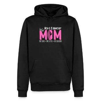 Acro Dancer Mom The Idol The Myth Loves Gymnastics - Männer Premium Bio Hoodie - Schwarz - Vorne - Nico (187cm)